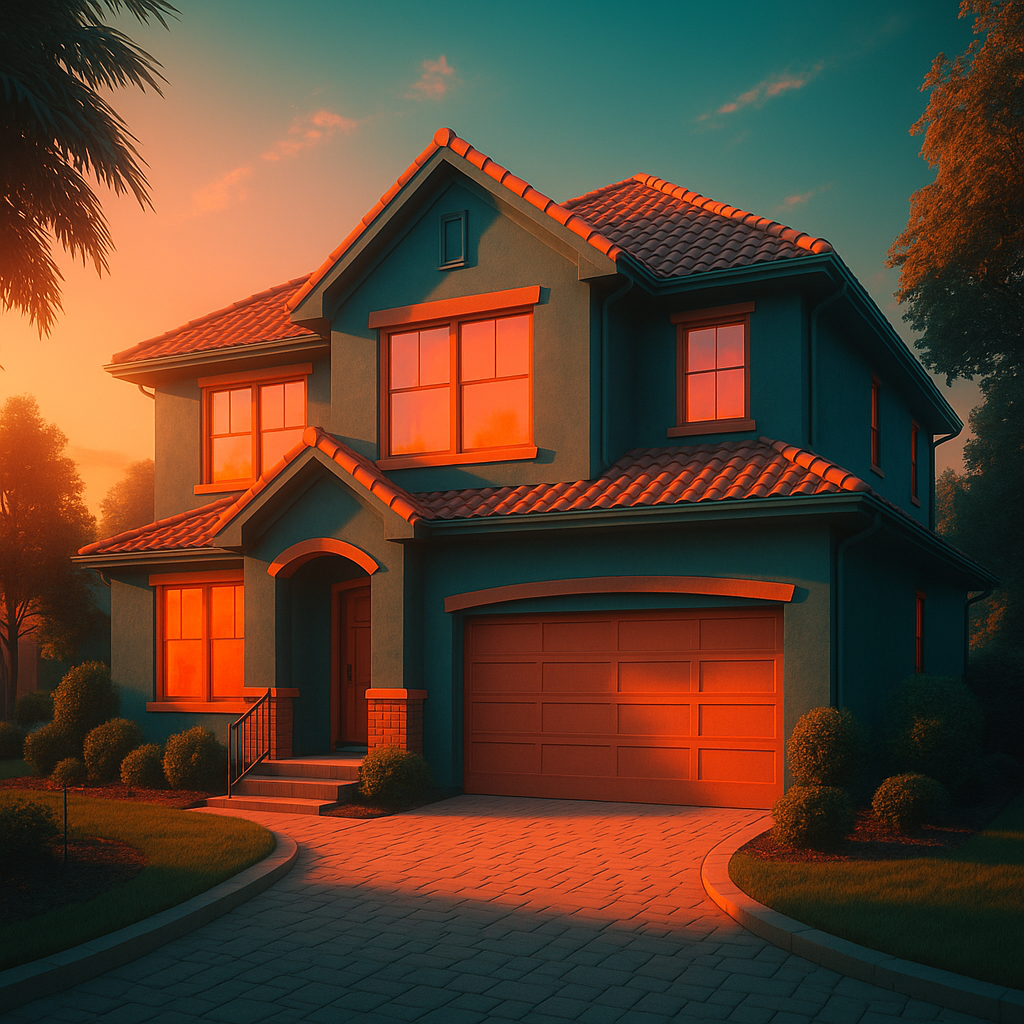 A picture of a house