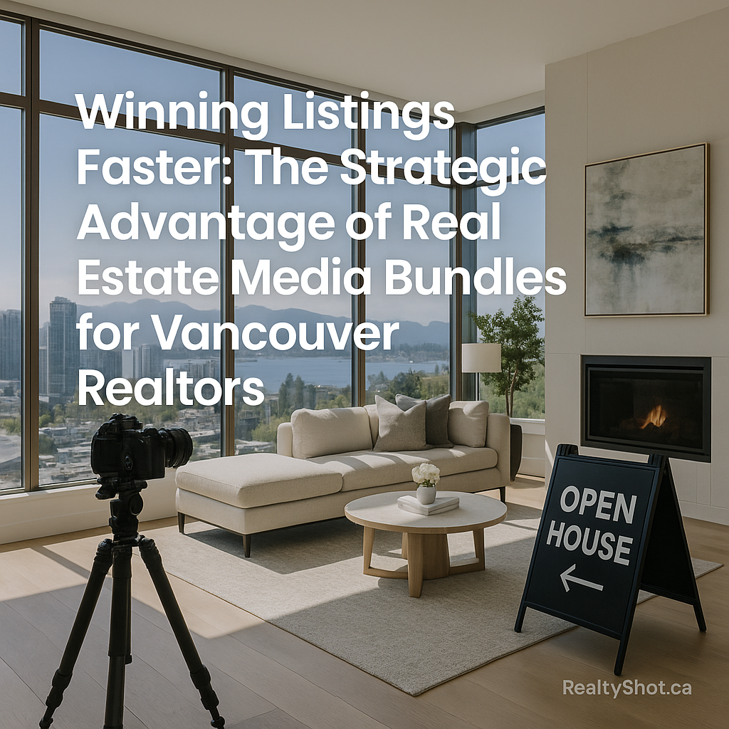 Winning Listings Faster: The Strategic Advantage of Real Estate Media Bundles for Vancouver Realtors