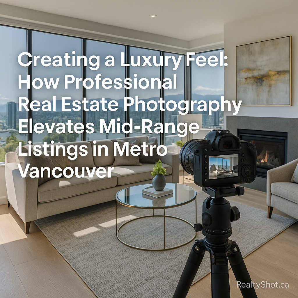 Creating a Luxury Feel: How Professional Real Estate Photography Elevates Mid-Range Listings in Metro Vancouver