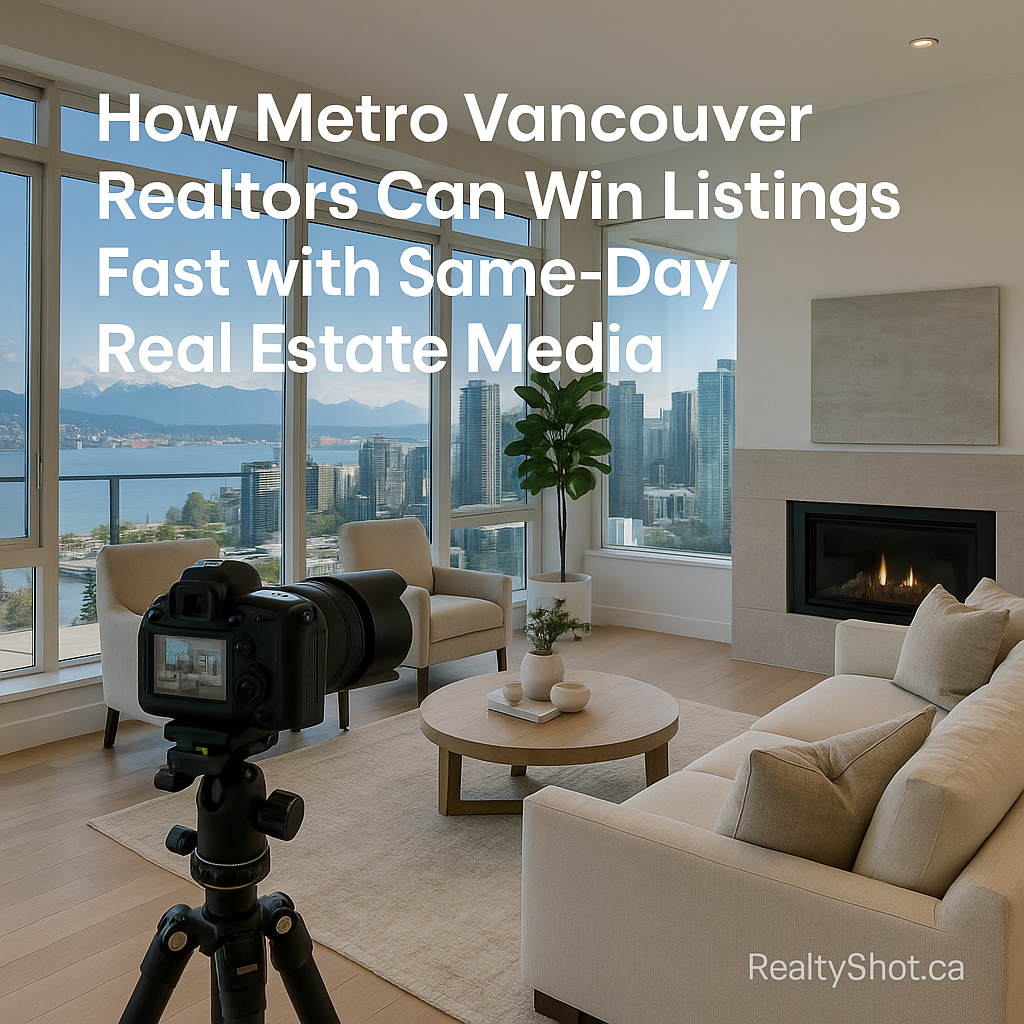 How Metro Vancouver Realtors Can Win Listings Fast with Same-Day Real Estate Media
