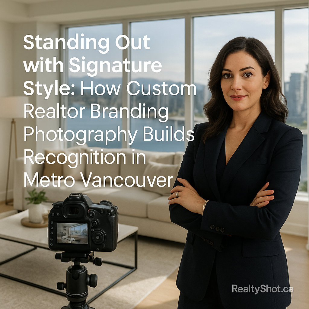 Standing Out with Signature Style: How Custom Realtor Branding Photography Builds Recognition in Metro Vancouver