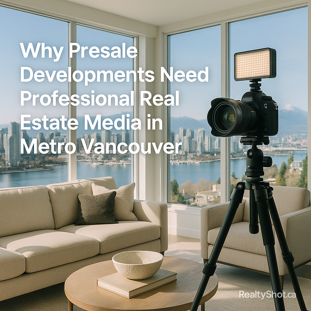 Why Presale Developments Need Professional Real Estate Media in Metro Vancouver
