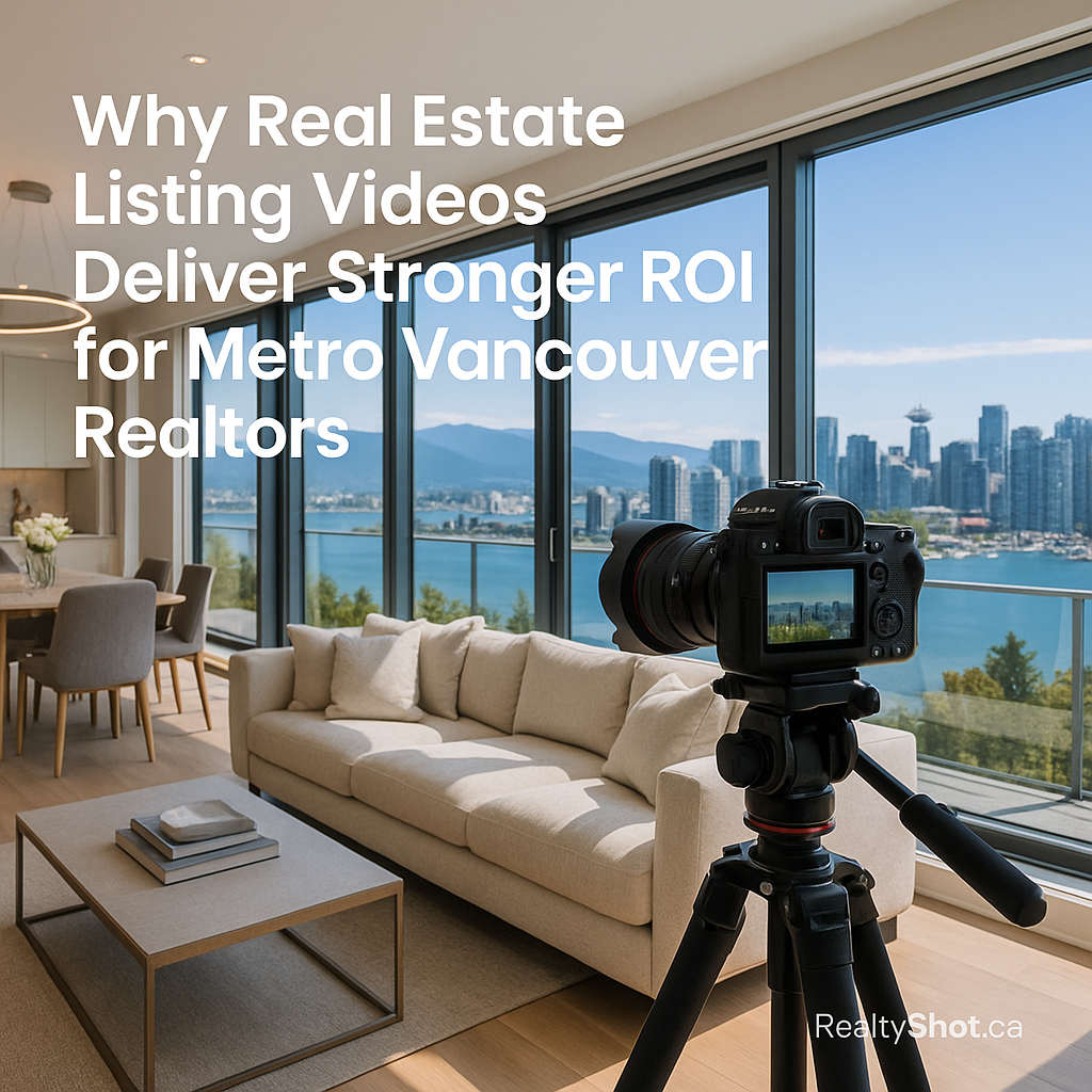 Why Real Estate Listing Videos Deliver Stronger ROI for Metro Vancouver Realtors